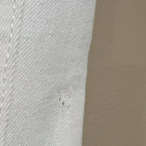 Loft Womens White Size 10 Frayed Mid Rise Skinny Jeans - Picture 8 of 8